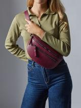 Heuptasje Caviar Leder Milano Rood caviar CA23111-vue-porte